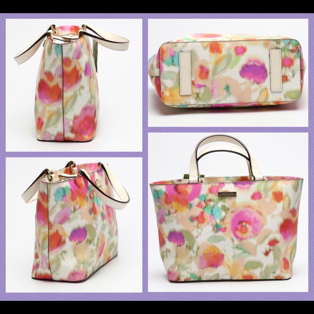 🆕 Kate Spade Watercolor Floral Tote Bag! - Picture 7 of 8